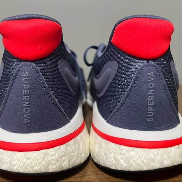 Adidas Supernova Women's Shoes in Violet and Solar Red- Size 11 - Picture 3 of 6